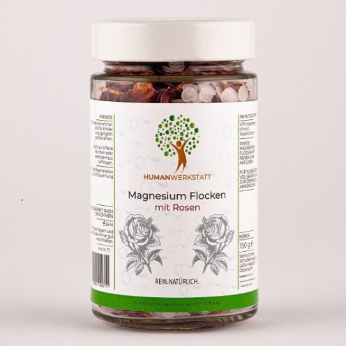Magnesium Flocken mit Rosen