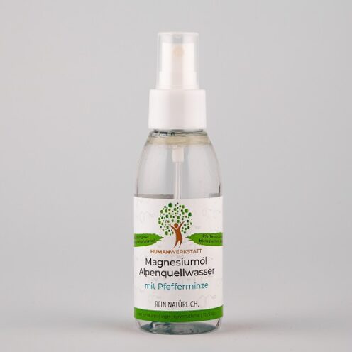Magnesium OIL with PEPPERMINT OIL Alpine SPRING WATER