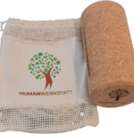 Kork Faszienrolle – Ø 7,5 × 15 cm | Muskel Aktivator – Humanwerkstatt