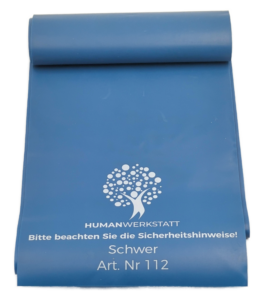 Latex Fitnessband schwer 250 cm – kraftintensives Training | Humanwerkstatt – Bild 2