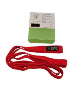 Textil Fitnessband Leicht (Rot) 208 cm | Mobilisation & sanfter Kraftaufbau – Bild 4