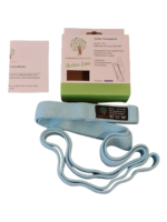 Textil Fitnessband / Trainingsband 208 cm – Stark (Blau) | Klimmzug-Hilfe & Kraft – Bild 2