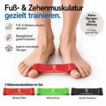 Trainingsband zur Aktivierung und Kräftigung der Fuß- und Zehenmuskulatur