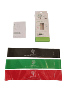 Latex Loop Fitnessband Set 60 cm – vielseitiges Widerstandstraining | Humanwerkstatt