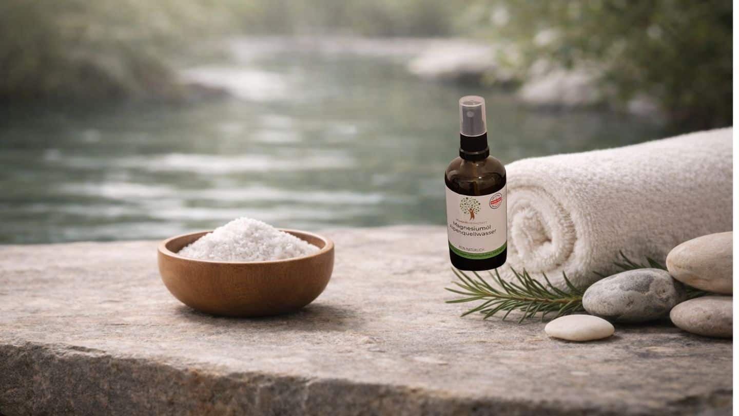 Magnesium Produkte – Öl und Flocken für transdermale Anwendung
