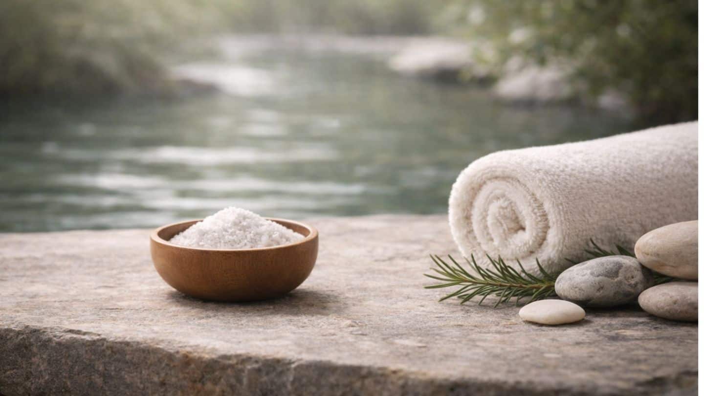 Magnesium Flocken für Bad und Fußbad – bewusstes Ritual