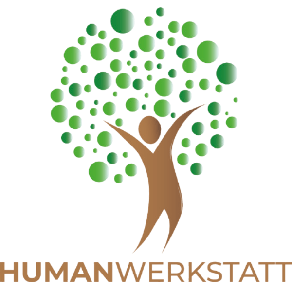 Humanwerkstatt Logo – nachhaltige Fitness-, Yoga- und Therapieprodukte