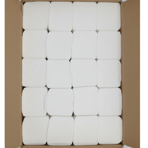 Papier Einweghandtücher 2-lagig weiß mit ZZ-Faltung in Großpackung