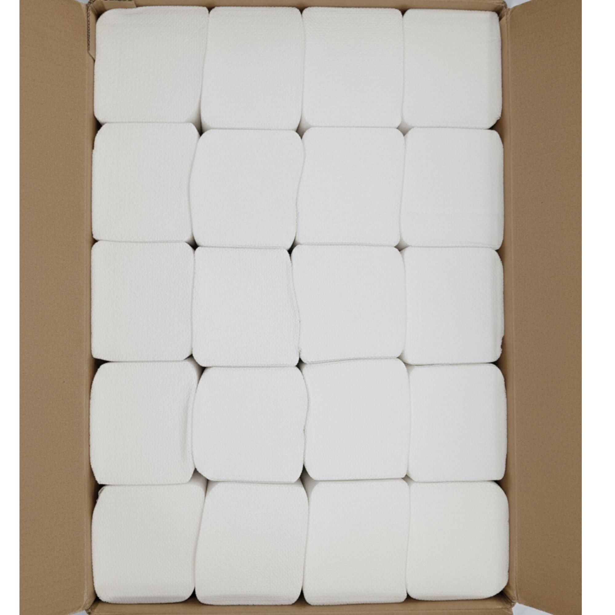 Papier Einweghandtücher 2-lagig ZZ weiß – 3.000 Stück GLEANER 696 Papier Einweghandtücher 2-lagig weiß mit ZZ-Faltung in Großpackung