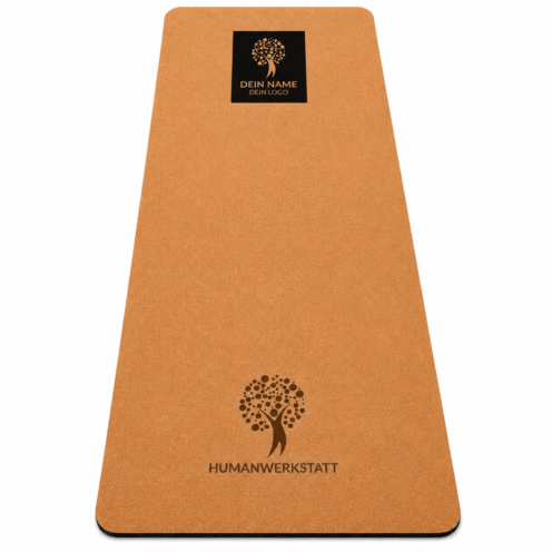 Personalisierte Kork Yogamatte XL 200x75