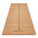 Kork Yogamatte ALIGN 190 × 65 cm mit Ausrichtungslinien